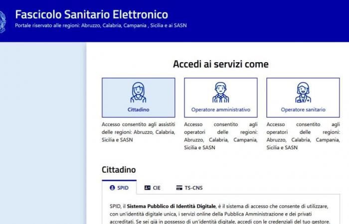Use of the electronic health record, in Abruzzo very low numbers (2%)
