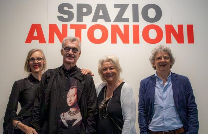 Wim Wenders visits the Spazio Antonioni in Ferrara