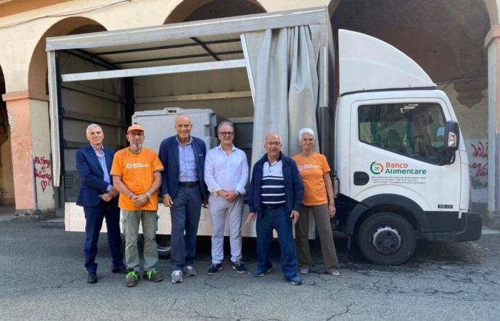 Alessandria, a refrigerated container for the Food Bank