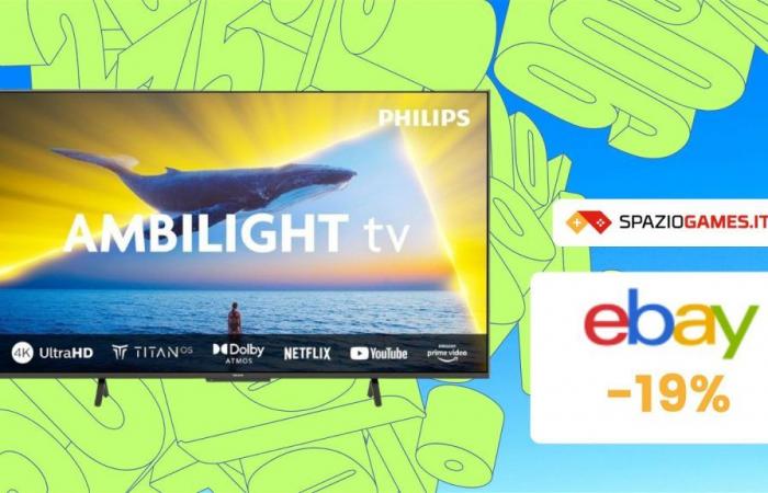 Philips Ambilight 55″ 4K Smart TV at the LOWEST PRICE ever! -19%