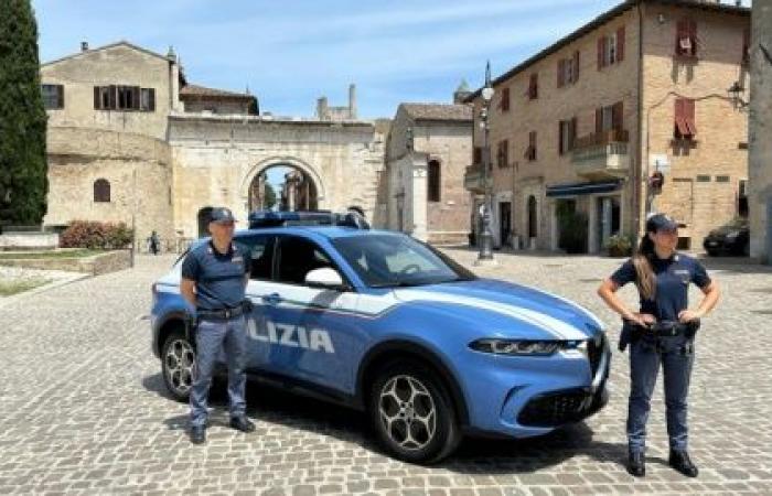 He had stolen the wheels of a luxury SUV, a precautionary measure for a man from Puglia