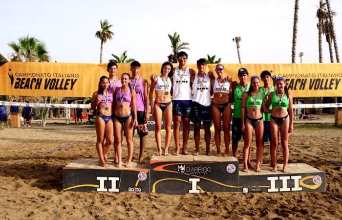 The new Italian Under 20 Beach Volleyball winners are both from Padua