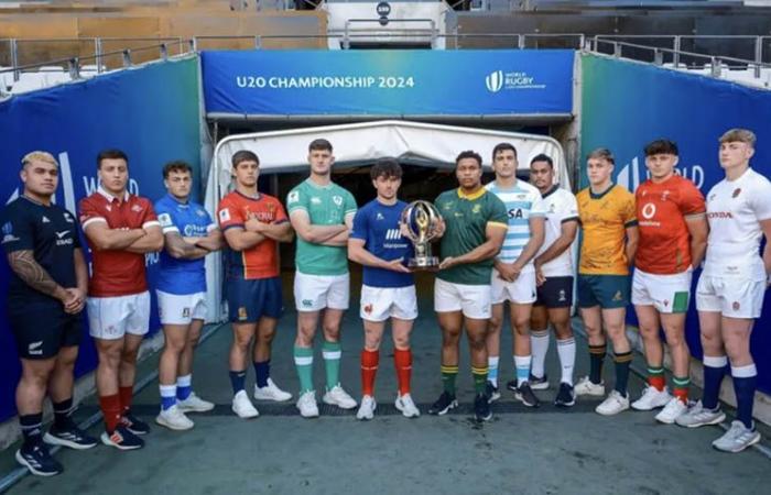World Rugby Under 20 Championship: live streaming of South Africa-Fiji