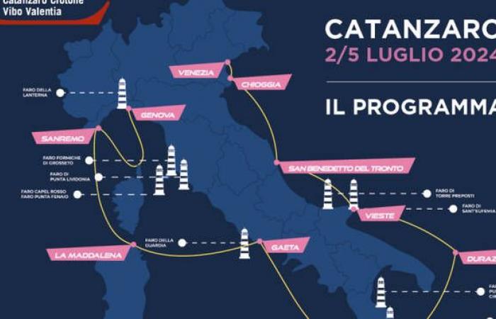 Nastro Rosa Tour in Catanzaro: here is the detailed program of the Giro d’Italia sailing