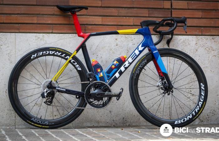 Pedersen’s new Madone SLR Gen 8: weight and technical choices for the Tour