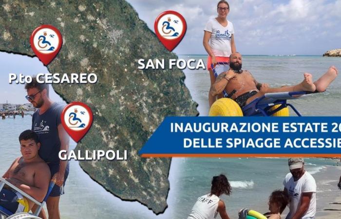 Salento, the beach dedicated to disabled bathers reopens