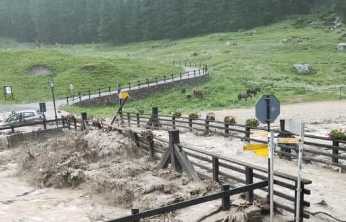 landslides and flooding in the Aosta Valley