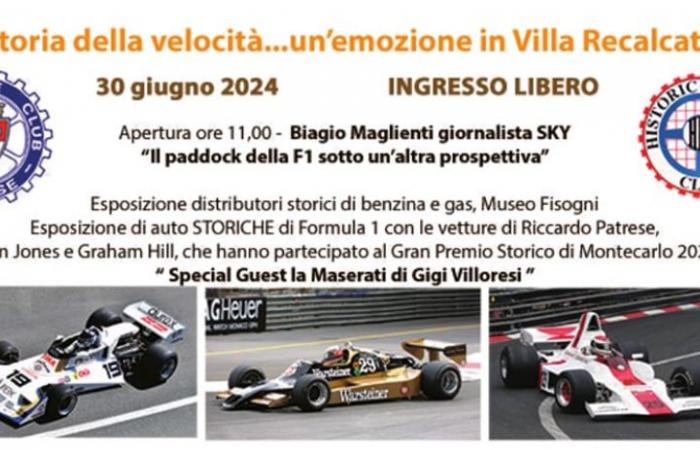 F1 in Varese: an appointment with the history of speed at Villa Recalcati