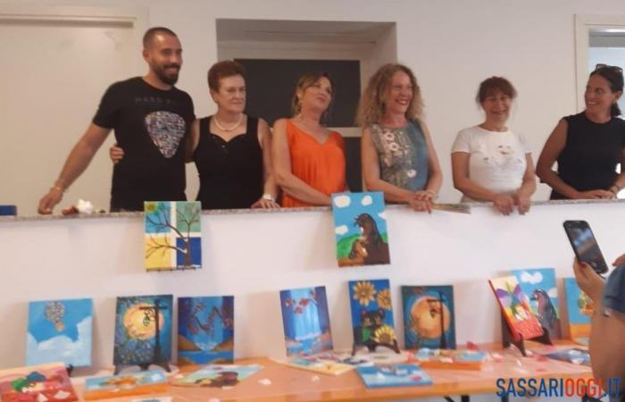 The painting exhibition “The Colors of Art” concluded in Ploaghe