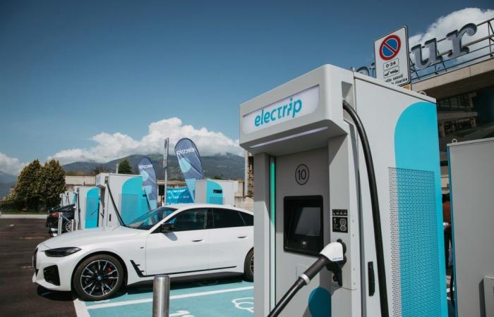 Electrip inaugurates its HPC charging hub in Valle d’Aosta (10 columns of 180 kW)