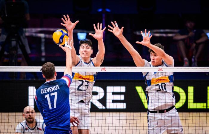 VNL 2024, Italy defeated by France in tie-break