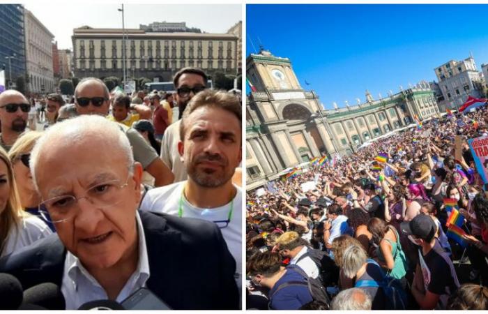 The Pride wave of Naples marches for rights against dictatorship laws