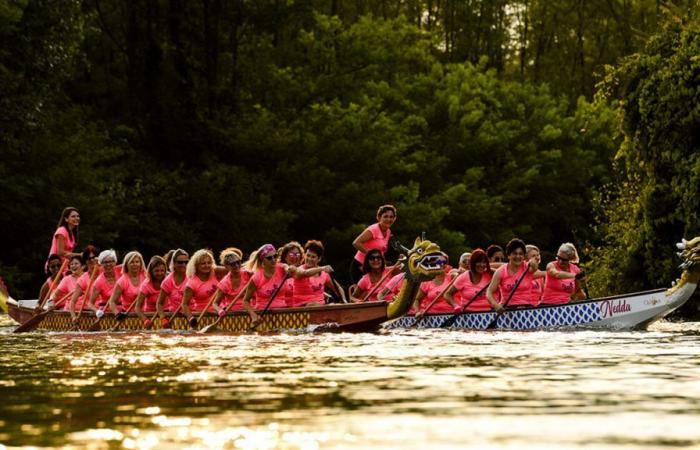 Lanzarin praises the Dragonboat athletes: «Health, prevention and sociality»