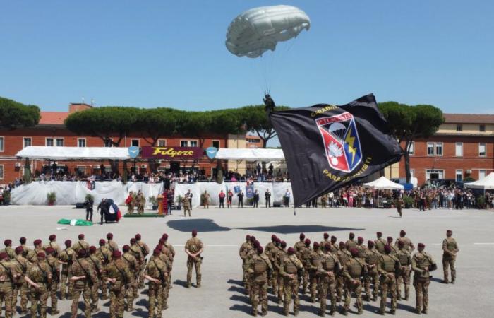 Carabinieri paratroopers Tuscania: celebrations in Livorno