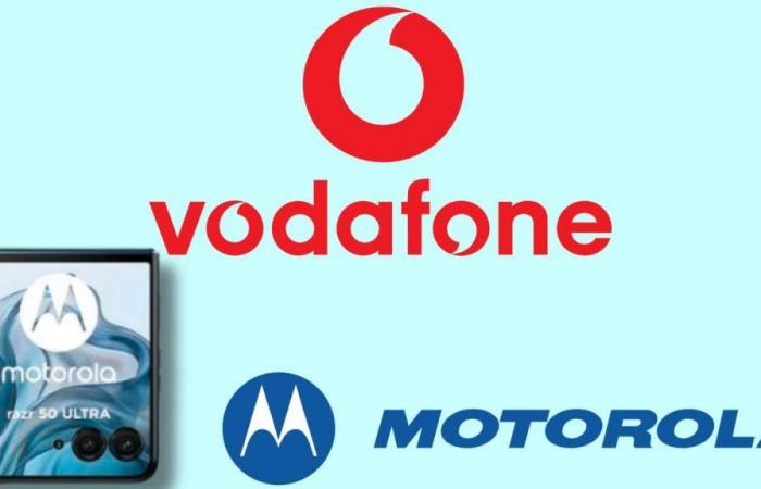 With Vodafone you can get the new Motorola Razr 50 Ultra in installments