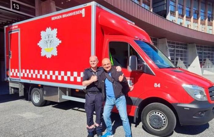 Forlì, retired firefighter traveling to the North Cape