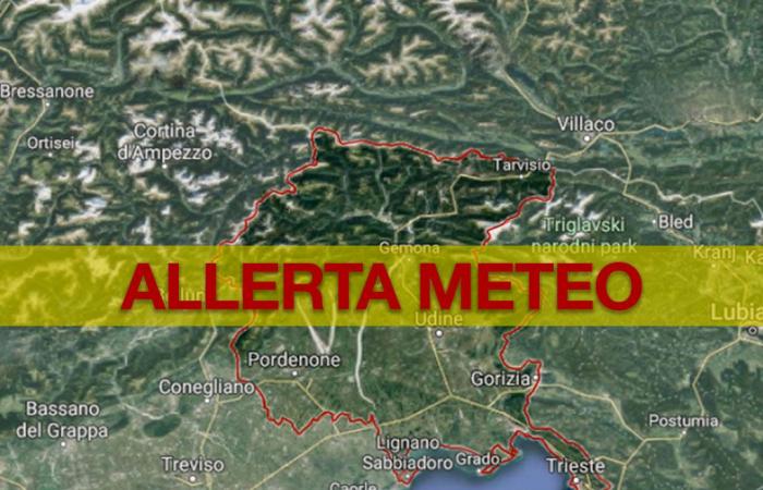 Weather Alert Friuli Venezia Giulia: heavy rains and thunderstorms