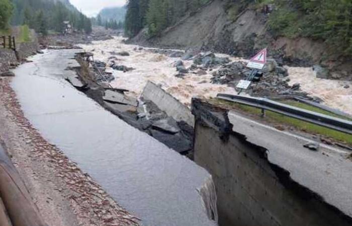 After the flood the damage count begins, Cogne still isolated