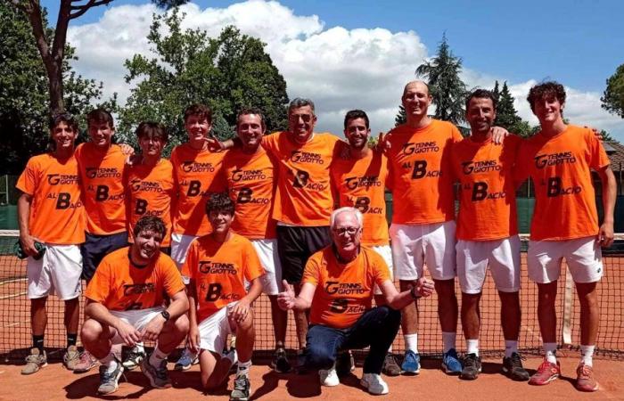 Tennis Giotto celebrates promotion to B2