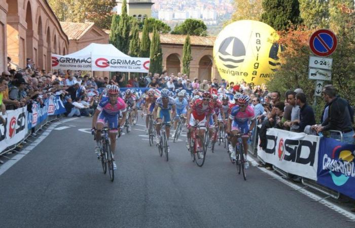 when the Colle di San Luca celebrates the legends of cycling
