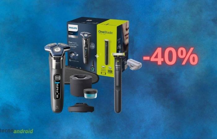 PHILIPS electric razor: 40% discount on Amazon, it costs 100 euros less