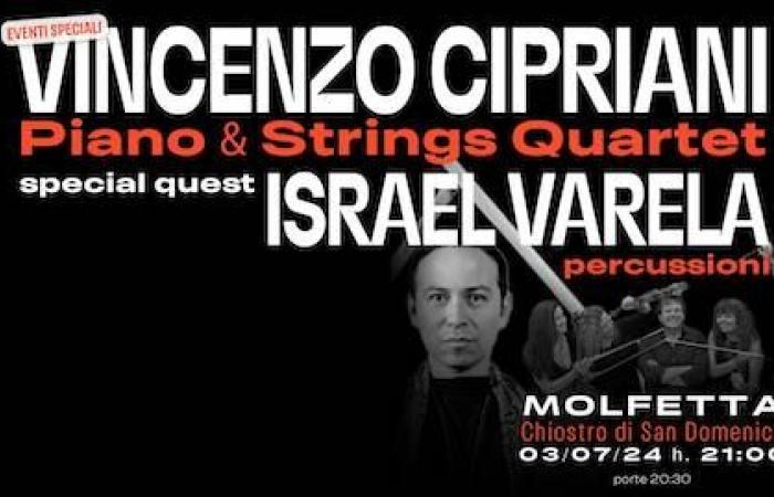 Concert by Vincenzo Cipriani and Israel Varela in Molfetta