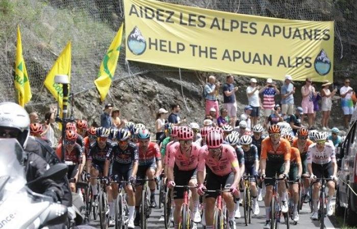 At the Tour De France the cry of pain of the disappearing mountains