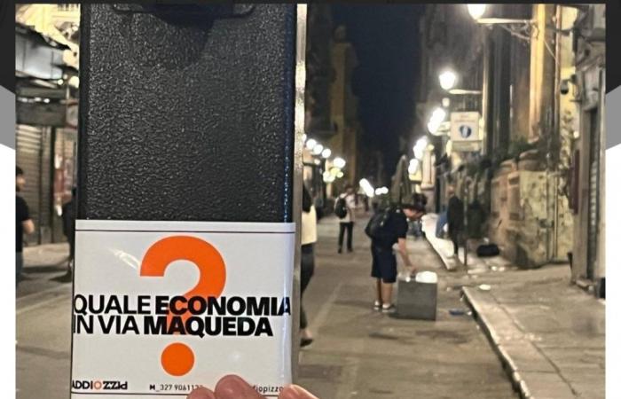 Palermo, Addiopizzo stickers return to the city center