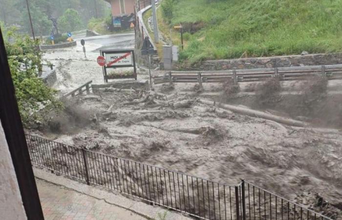 Floods in Aosta Valley and Piedmont. Evacuation from Cogne and Verbano-Cusio-Ossola
