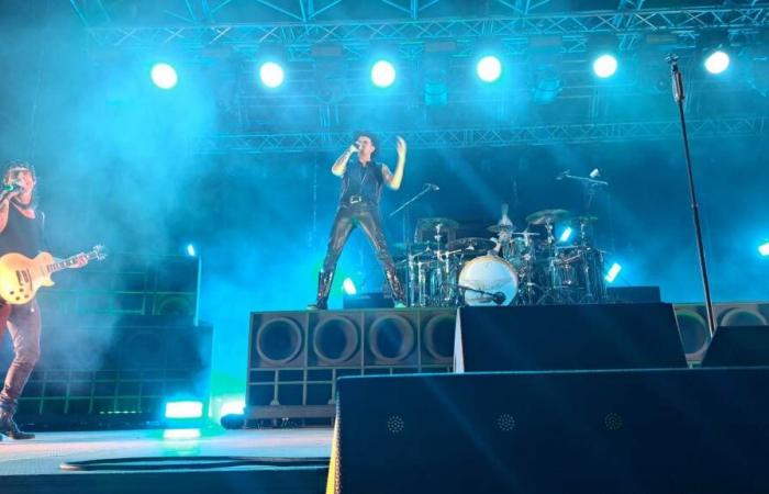 Achille Lauro brings the Summer Rave, a rock concert to Termoli