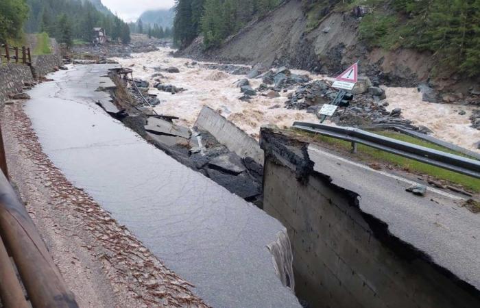 After the flood, the damage count begins, Cogne still isolated