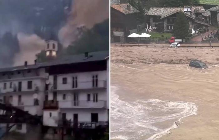 Floods, landslides and mudslides: bad weather hits Piedmont and Valle d’Aosta