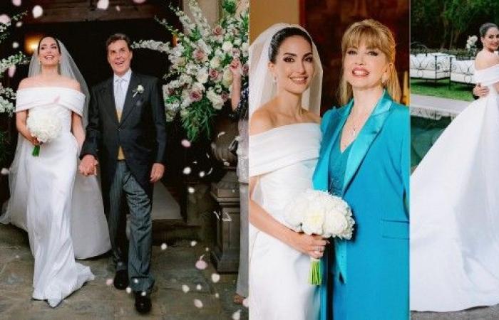 Milly Carlucci, daughter Angelica’s wedding with Fabio Borghese. Photos and videos