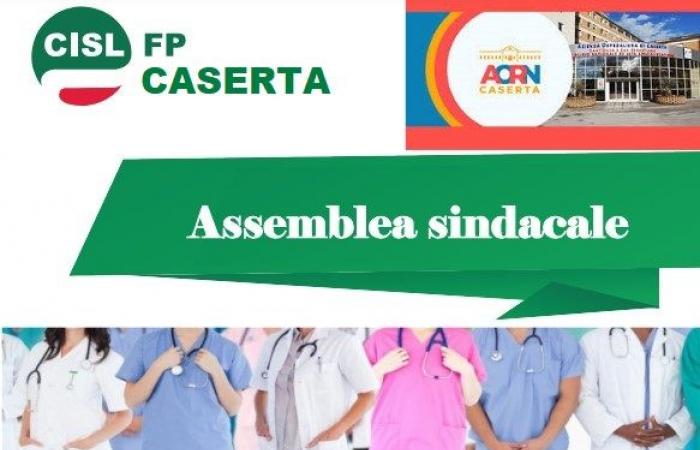 Cisl Fp Caserta, union meeting of hospital employees