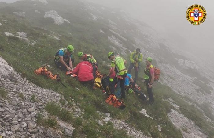 Alpago: Fire Sunday for mountain rescue, interventions throughout the province