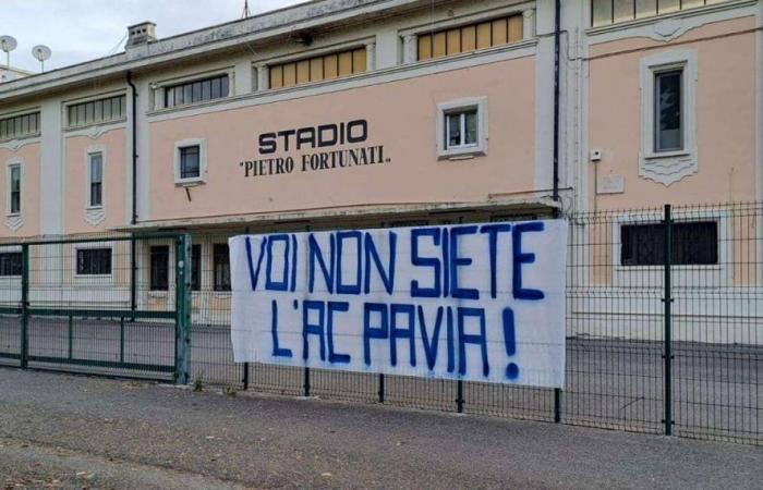 Pavia, the ultras reply to the club: “You are not AC Pavia”