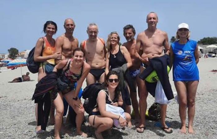 From Santa Maria to the Strait of Messina for the swimming crossing