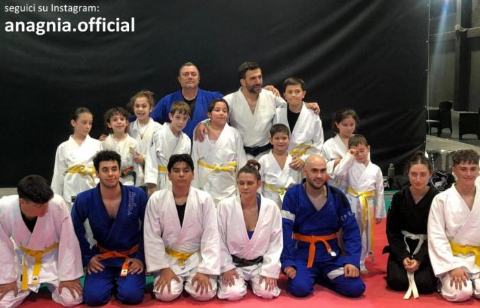 Judo. Pino Maddaloni, gold medal in Sydney in 2000, guest of the ASD Judo Clan in Anagni