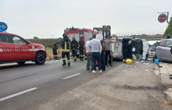 Manduria: Accident on the Sava Fragagnano, one dead and three injured