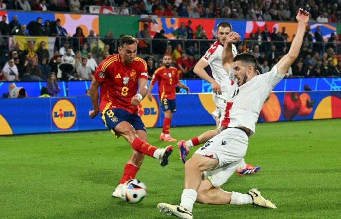 Georgia upset, Spain to quarter-finals against Germany