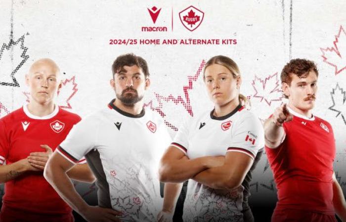 Rugby Canada presents the jerseys of the new sports season