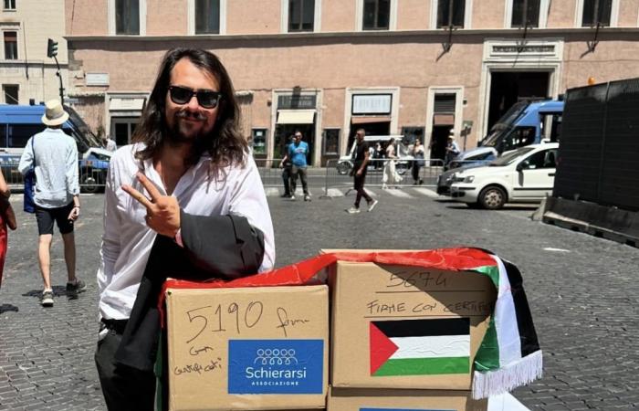From Agrigento 750 signatures to Rome for the recognition of the State of Palestine
