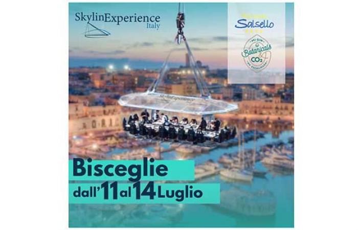 Between sky and sea 50 meters above ground: SkylinExperience arrives in Bisceglie