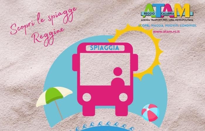 Reggio Calabria: the Atam Beach Bus arrives to take you to the sea