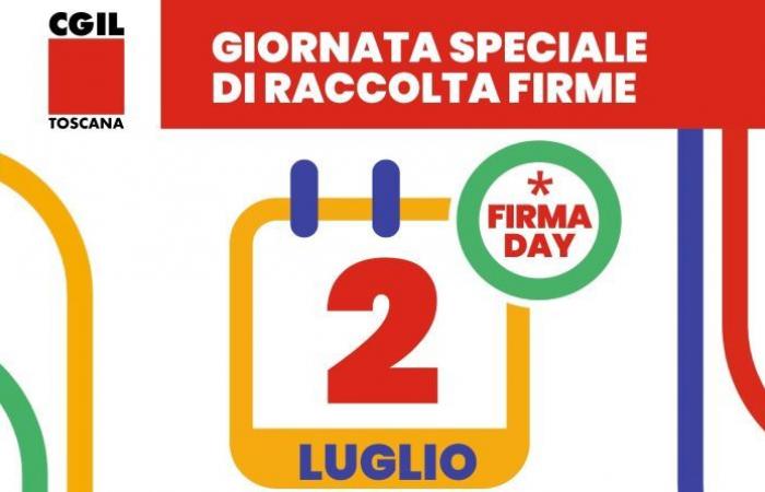 Cgil Referendum on Work, July 2nd Firma Day in Tuscany – Cgil Florence