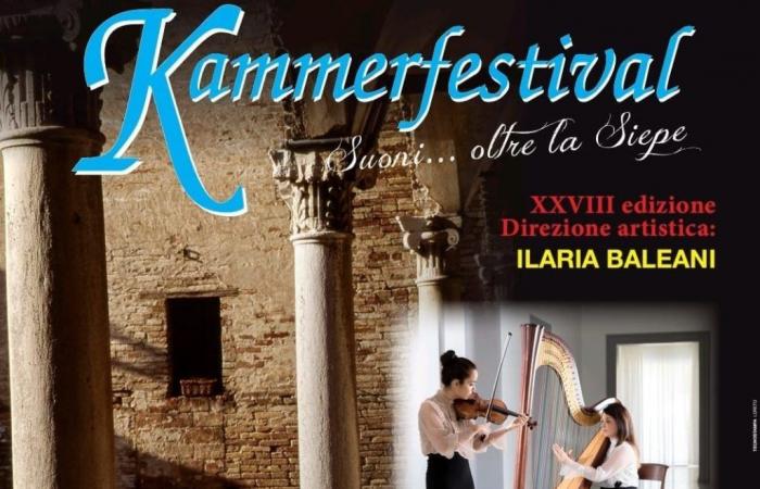 Recanati: Thursday 4th July Kammerfestival with the duo String Crossed