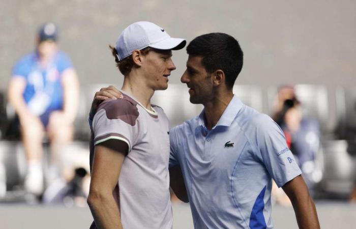 Djokovic makes Sinner tremble: the frost sets in