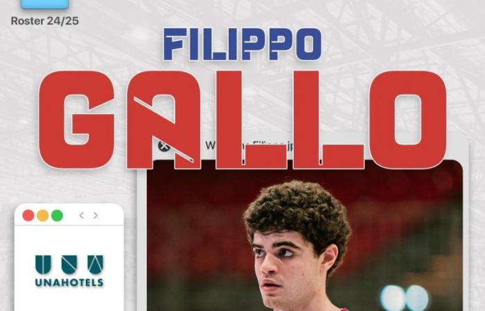 Reggio Emilia, the signing of the young prospect Filippo Gallo is official