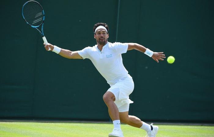 Wimbledon 2024, Fognini starts well and liquidates the young Frenchman Van Assche in 3 sets