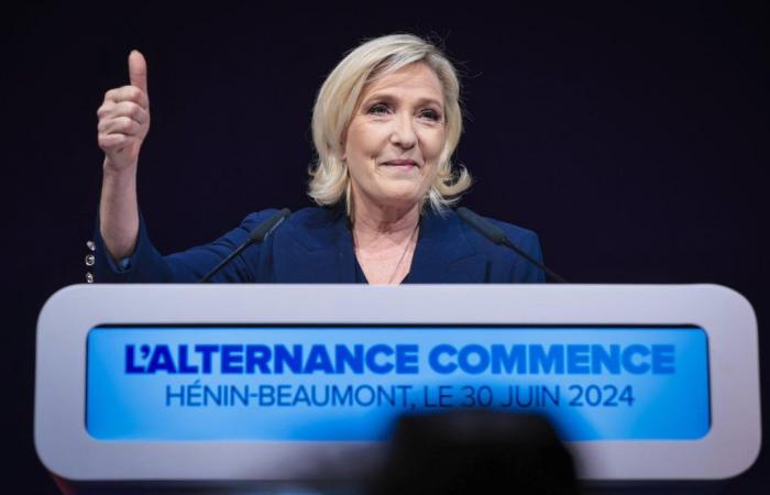 Elections in France, clear victory for Marine Le Pen and her Rn